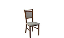 Stuhl PATRAS - EICHE STIRLING / SILVER PATRAS Tische und Stühle Echtholz Stuhl Galleriebild klein
